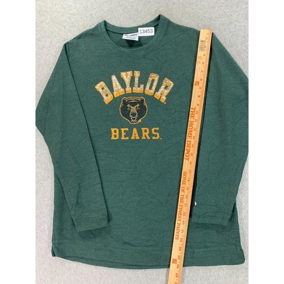Baylor Bears Champion Thermal Long Sleeve Shirt (Men's Medium) Green - Picture 5 of 12